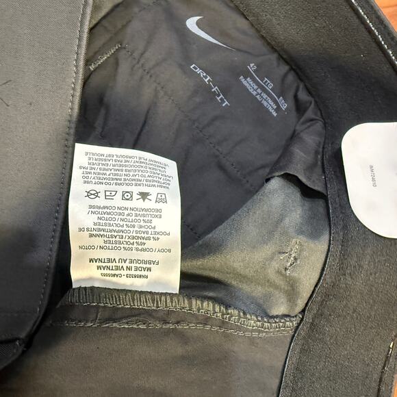 NEW Nike Dri Fit UV Men's Shorts 42 DA2892 Cotton Golf Club Printed Flat JJ11 - Picture 5 of 6